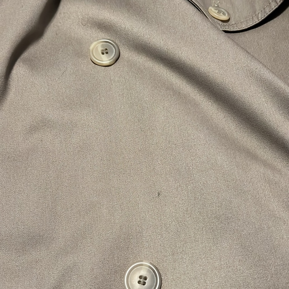 Stratojak Men’s Zipout Liner Trench Coat Size 46 X Long - Picture 10 of 12
